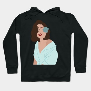 Woman at the beach 1 Hoodie